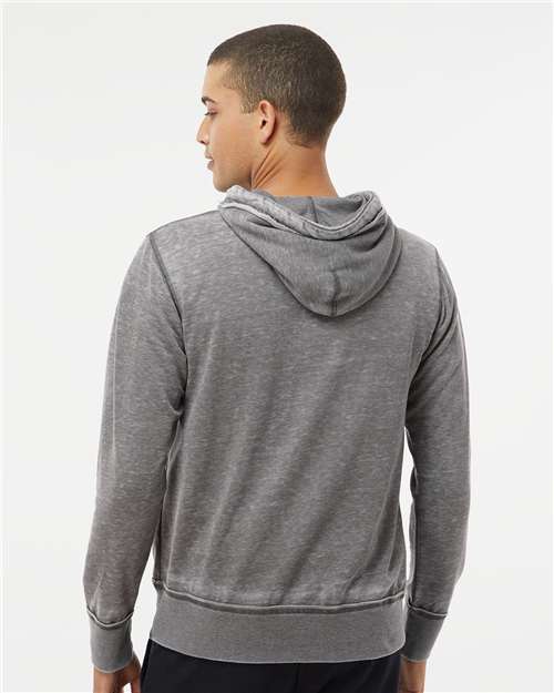 J. America Men's Vintage Zen Fleece Full-Zip Hooded Sweatshirt thumbnail 5