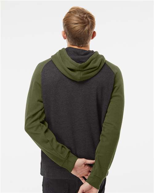 Independent Trading Co. Unisex Raglan Hooded Sweatshirt thumbnail 5