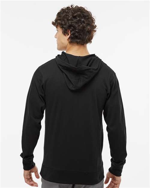 J. America Unisex Jersey Sport Lace Hooded Pullover thumbnail 5