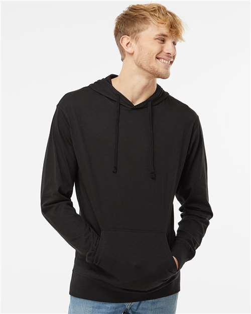 Independent Trading Co. Unisex Lightweight Hooded Pullover T-Shirt thumbnail 2
