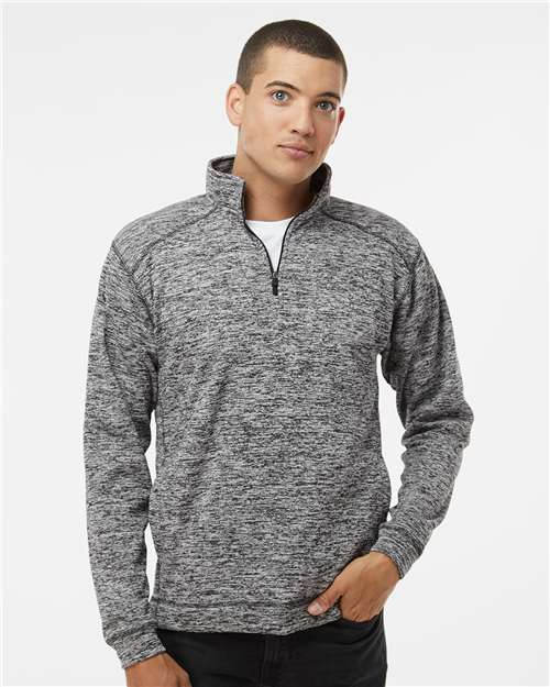J. America Men's Cosmic Fleece Quarter-Zip Sweatshirt thumbnail 2