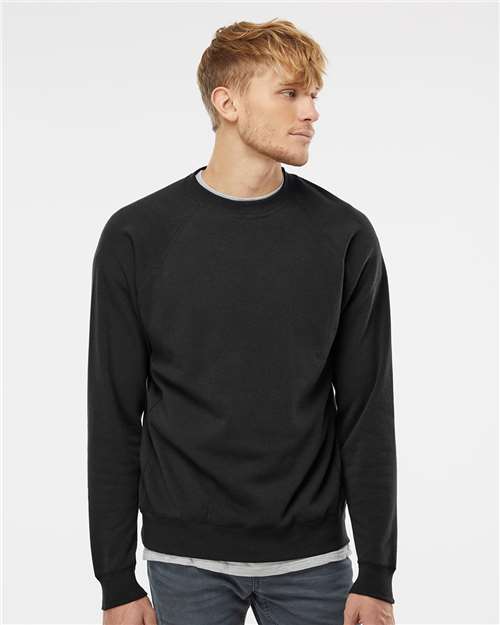 Independent Trading Co. Unisex Special Blend Raglan Crewneck Sweatshirt thumbnail 2