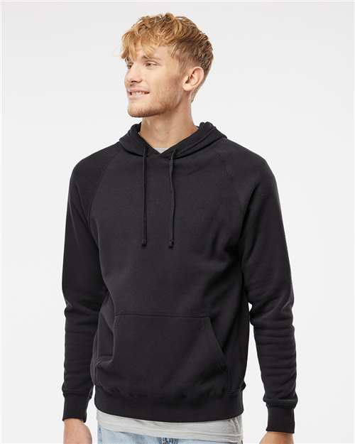 Independent Trading Co. Unisex Special Blend Raglan Hooded Sweatshirt thumbnail 2