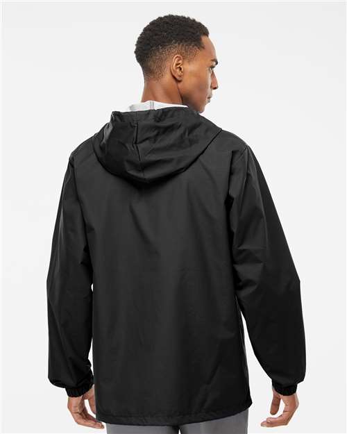 Independent Trading Co. Men's Water-Resistant Hooded Windbreaker thumbnail 5