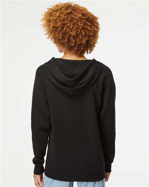 Independent Trading Co. Unisex Special Blend Raglan Full-Zip Hooded Sweatshirt thumbnail 5