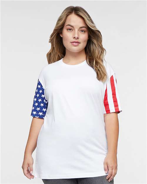 Code Five Unisex Stars & Stripes Tee thumbnail 2