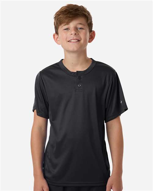 Alleson Athletic Youth B-Core Placket Jersey thumbnail 2