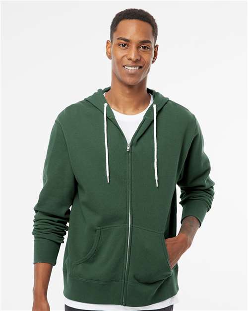 Independent Trading Co. Unisex Lightweight Full-Zip Hooded Sweatshirt thumbnail 2