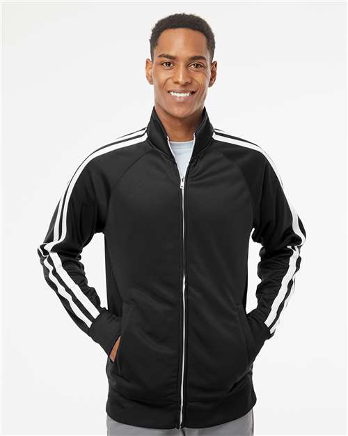 Independent Trading Co. Men's Lightweight Poly-Tech Full-Zip Track Jacket thumbnail 2