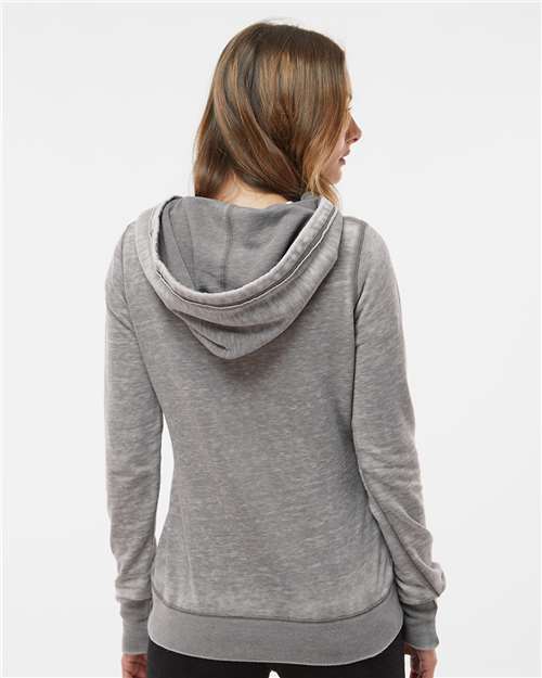 J. America Women's Zen Fleece Hooded Sweatshirt thumbnail 5