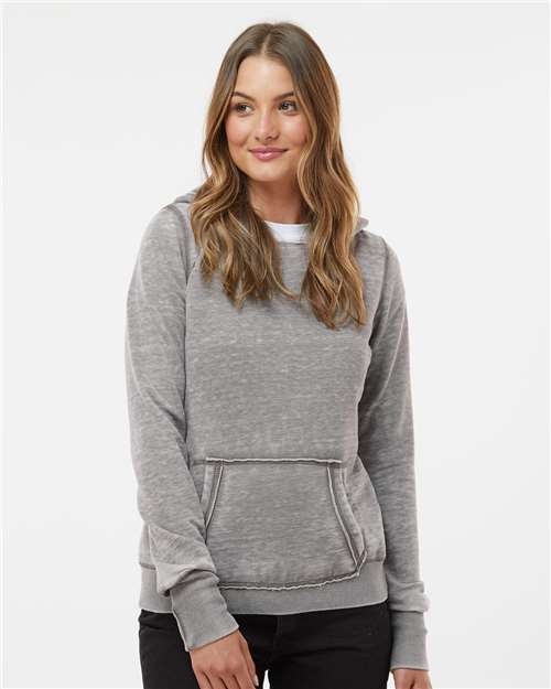 J. America Women's Zen Fleece Hooded Sweatshirt thumbnail 2