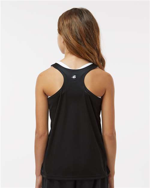 Badger Girls’ B-Core Racerback Tank Top thumbnail 5