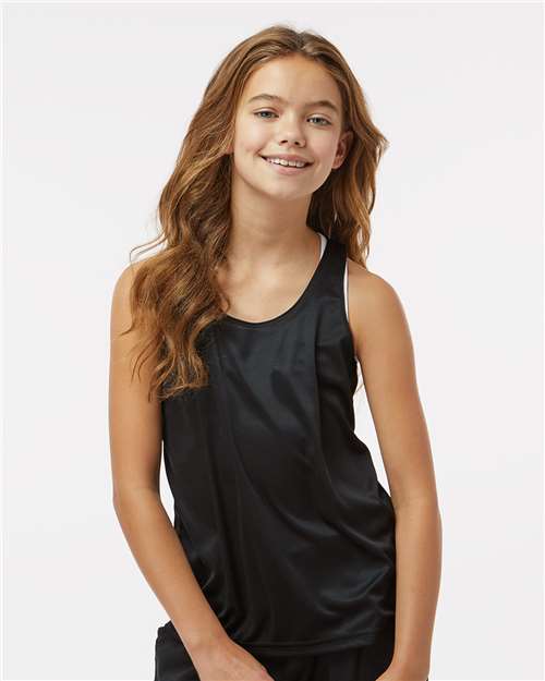 Badger Girls’ B-Core Racerback Tank Top thumbnail 2