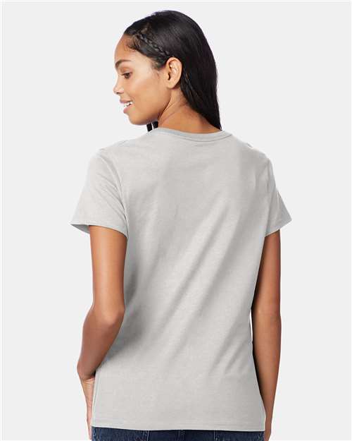 Hanes Women's Perfect-T V-Neck T-Shirt thumbnail 4