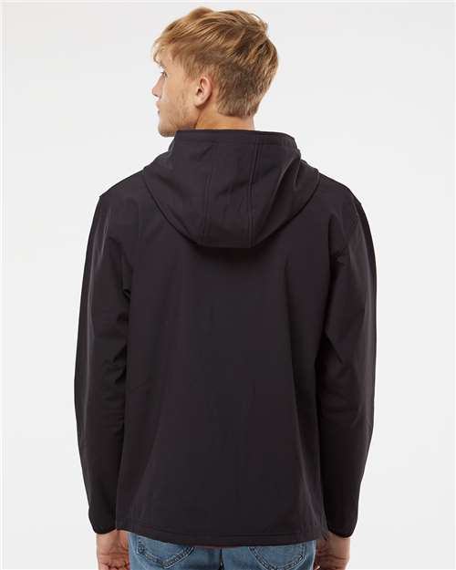 Independent Trading Co. Men's Poly-Tech Soft Shell Jacket thumbnail 5