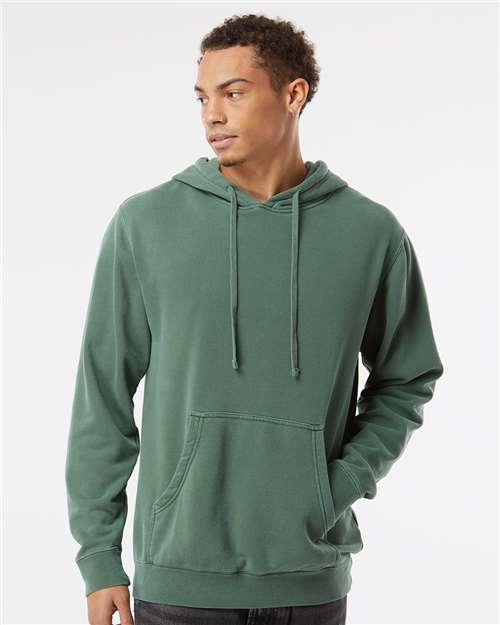 Independent Trading Co. Unisex Midweight Pigment-Dyed Hooded Sweatshirt thumbnail 2