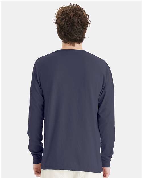 ComfortWash by Hanes Unisex Garment-Dyed Long Sleeve T-Shirt thumbnail 5