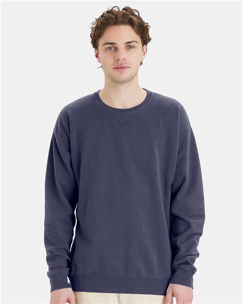 ComfortWash by Hanes Unisex Garment-Dyed Crewneck Sweatshirt thumbnail 2