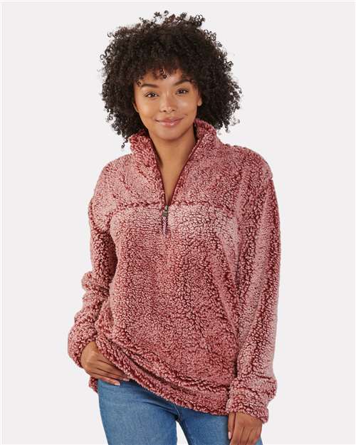 Boxercraft Unisex Sherpa Fleece Quarter-Zip Pullover thumbnail 2