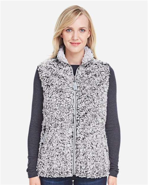J. America Women’s Epic Sherpa Full-Zip Vest thumbnail 2