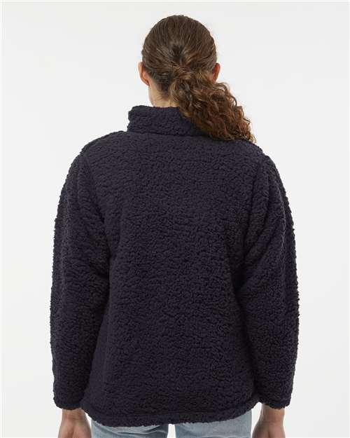 J. America Women’s Epic Sherpa Quarter-Zip Pullover thumbnail 5