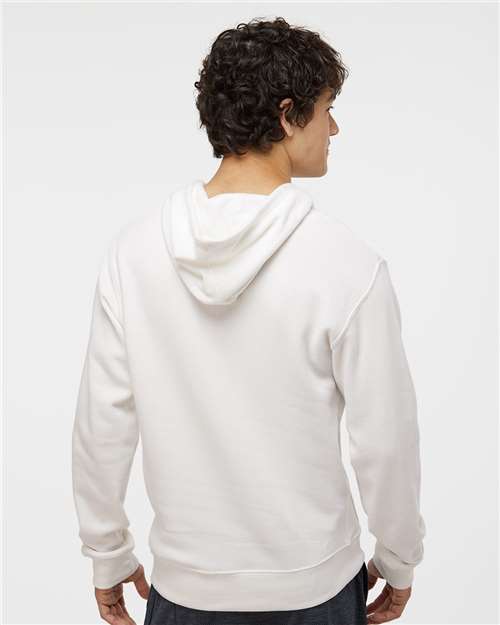 J. America Men's Triblend Fleece Hooded Sweatshirt thumbnail 5