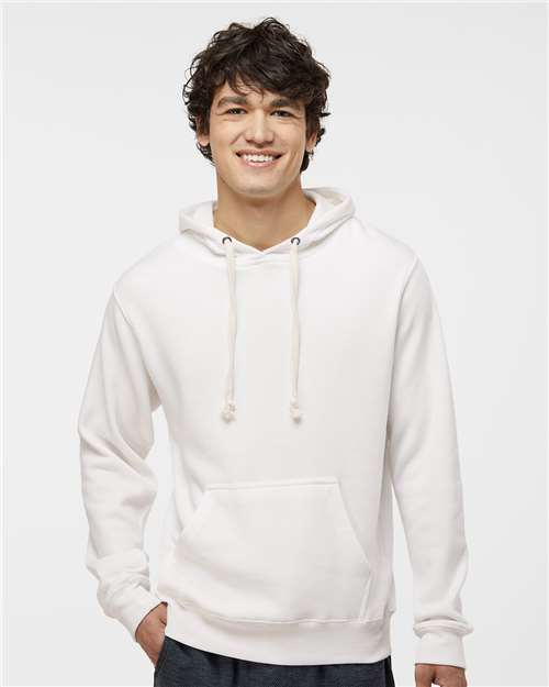 J. America Men's Triblend Fleece Hooded Sweatshirt thumbnail 2