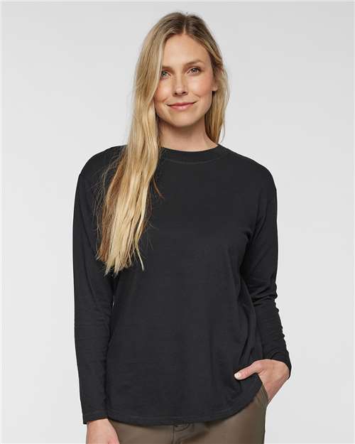 LAT Women's Fine Jersey Long Sleeve Tee thumbnail 2