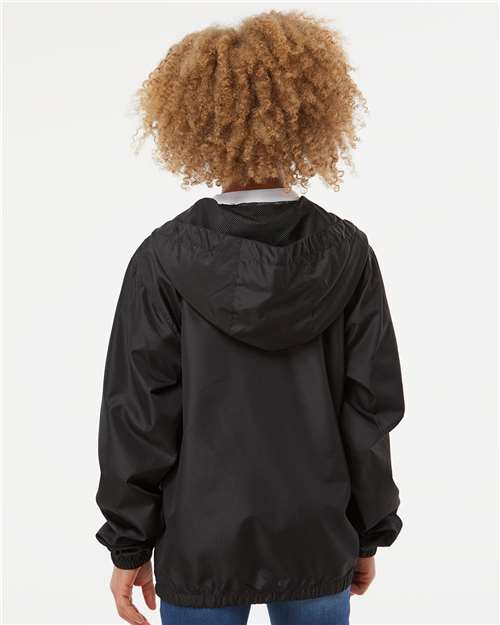 Independent Trading Co. Youth Lightweight Windbreaker Full-Zip Jacket thumbnail 5