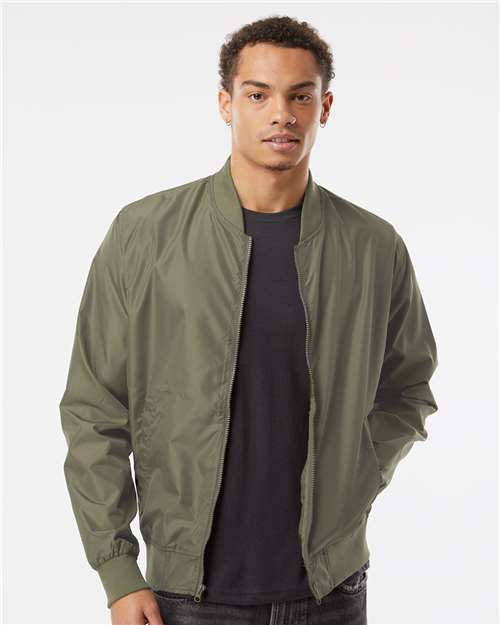 Independent Trading Co. Unisex Lightweight Bomber Jacket thumbnail 2
