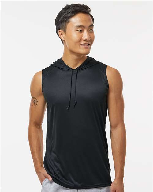 Badger Men's B-Core Sleeveless Hooded T-Shirt thumbnail 2