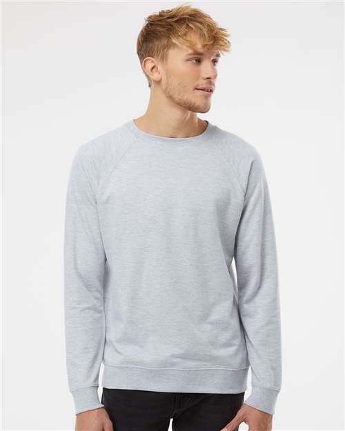 Independent Trading Co. Unisex Icon Lightweight Loopback Terry Crewneck Sweatshirt thumbnail 2