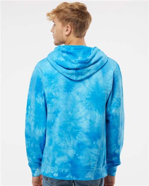 Independent Trading Co. Unisex Midweight Tie-Dyed Hooded Sweatshirt thumbnail 5