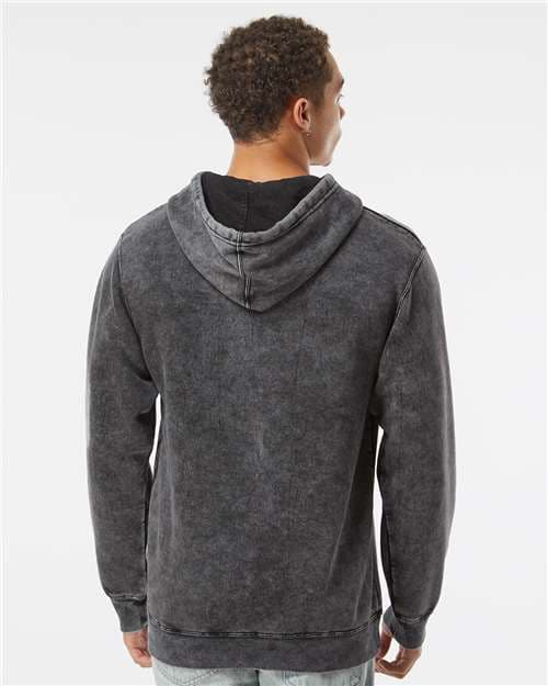 Independent Trading Co. Unisex Midweight Mineral Wash Hooded Sweatshirt thumbnail 5