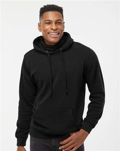 J. America Men's Gaiter Fleece Hooded Sweatshirt thumbnail 2