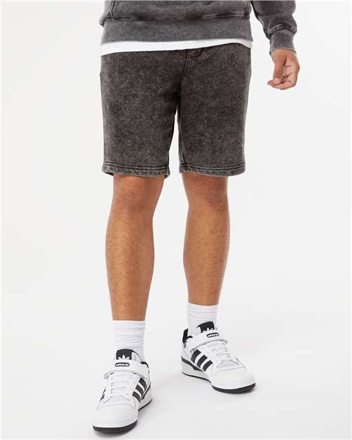 Independent Trading Co. Unisex Mineral Wash Fleece Shorts thumbnail 2