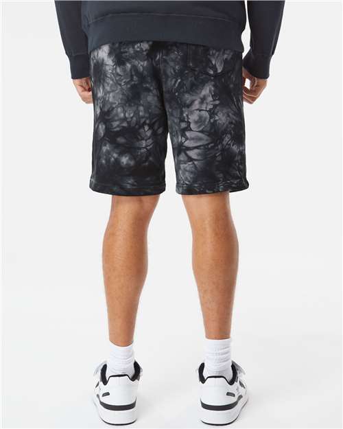 Independent Trading Co. Unisex Tie-Dyed Fleece Shorts thumbnail 5