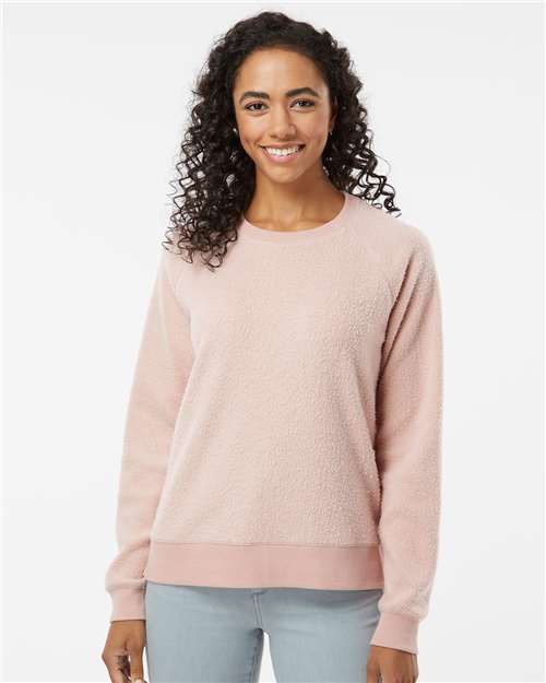 Boxercraft Women's Fleece Out Crewneck Pullover thumbnail 2