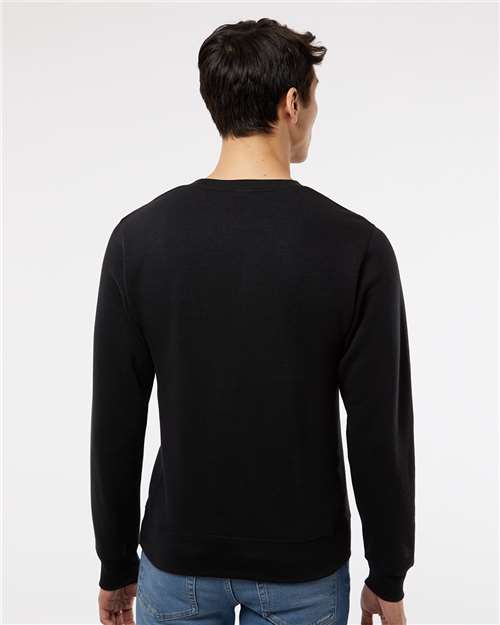 J. America Unisex Triblend Fleece Crewneck Sweatshirt thumbnail 5