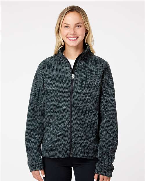 J. America Women's Traverse Full-Zip Sweater thumbnail 2