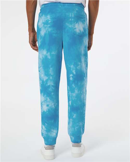 Independent Trading Co. Unisex Tie-Dyed Fleece Sweatpants thumbnail 5
