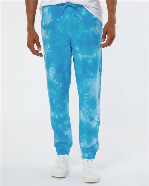 Independent Trading Co. Unisex Tie-Dyed Fleece Sweatpants thumbnail 2