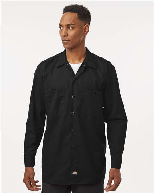 Dickies Men's Tall Industrial Long Sleeve Work Shirt thumbnail 2