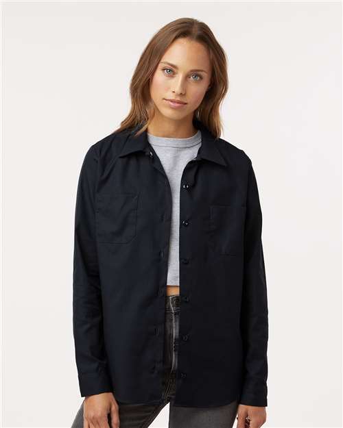 Dickies Women's Long Sleeve Industrial Work Shirt thumbnail 2