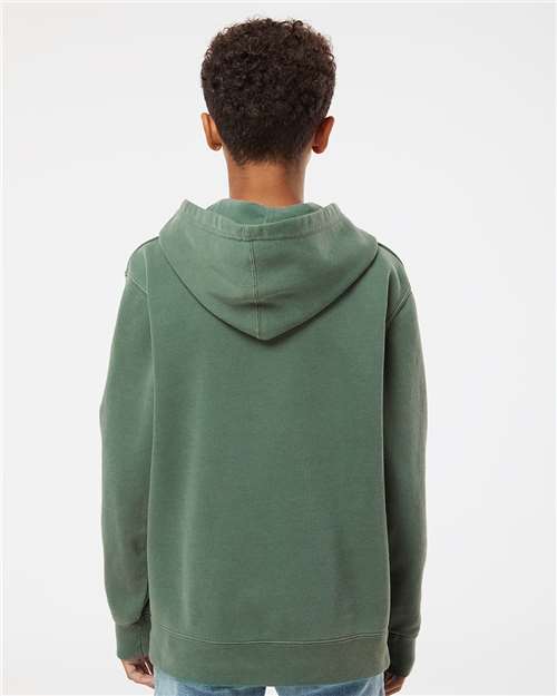 Independent Trading Co. Youth Midweight Pigment-Dyed Hooded Sweatshirt thumbnail 5