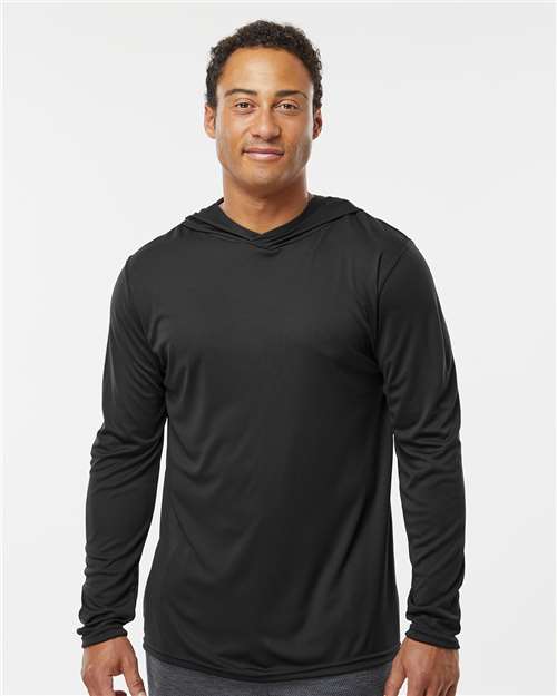 Holloway Men's Momentum Hooded Long Sleeve T-Shirt thumbnail 2