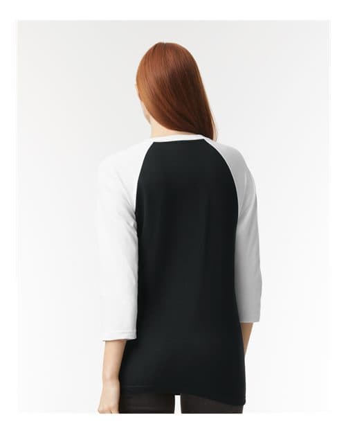 American Apparel Unisex CVC Raglan Tee thumbnail 5