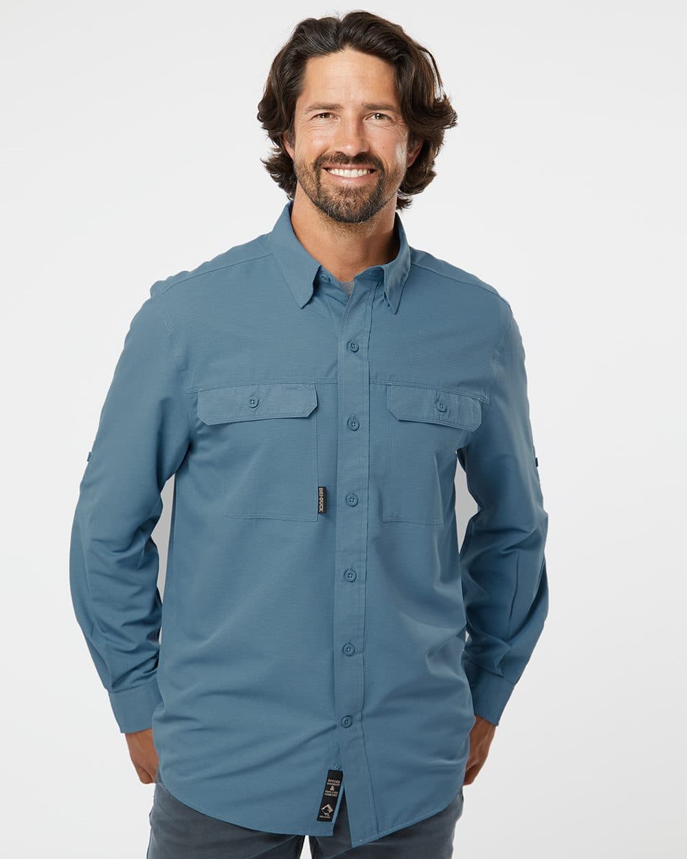 DRI DUCK Men's Crossroad Woven Shirt - Image 1