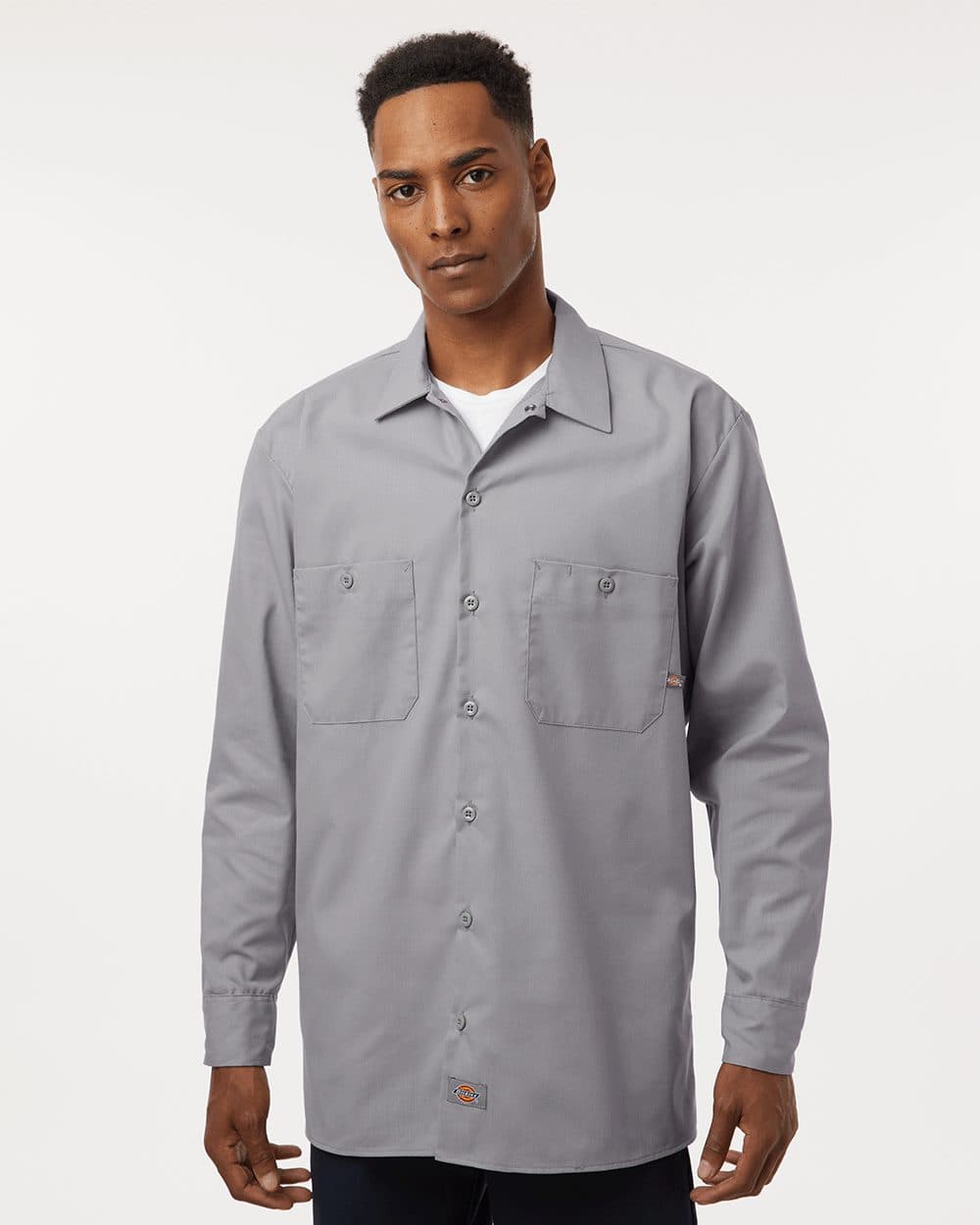 Dickies Men's Tall Industrial Long Sleeve Work Shirt - Image 1