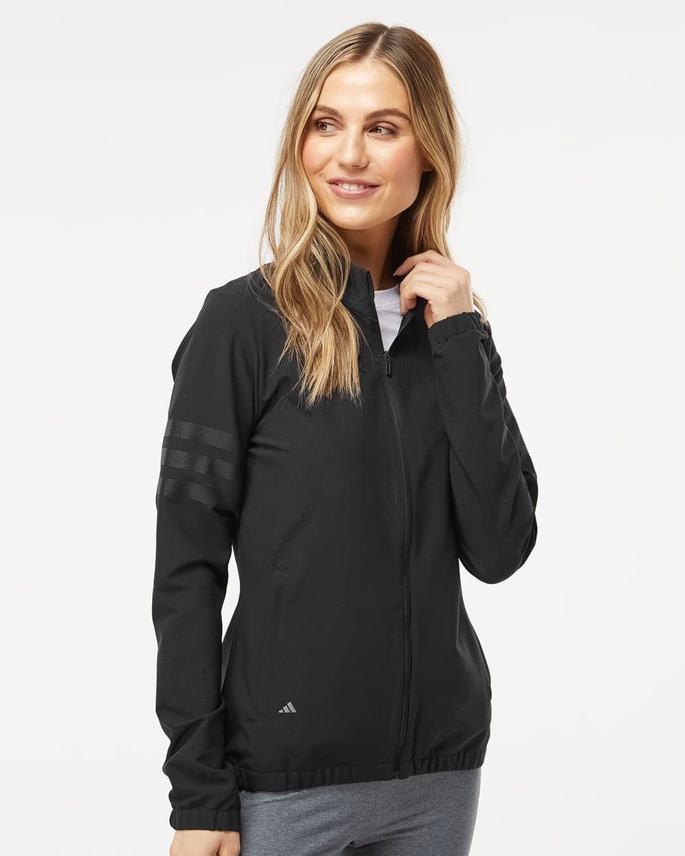 Adidas Women's Wind Resistant Full-Zip Jacket - Image 1